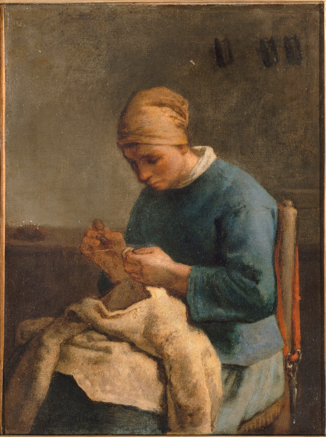 The Seamstress - Jean-François Millet