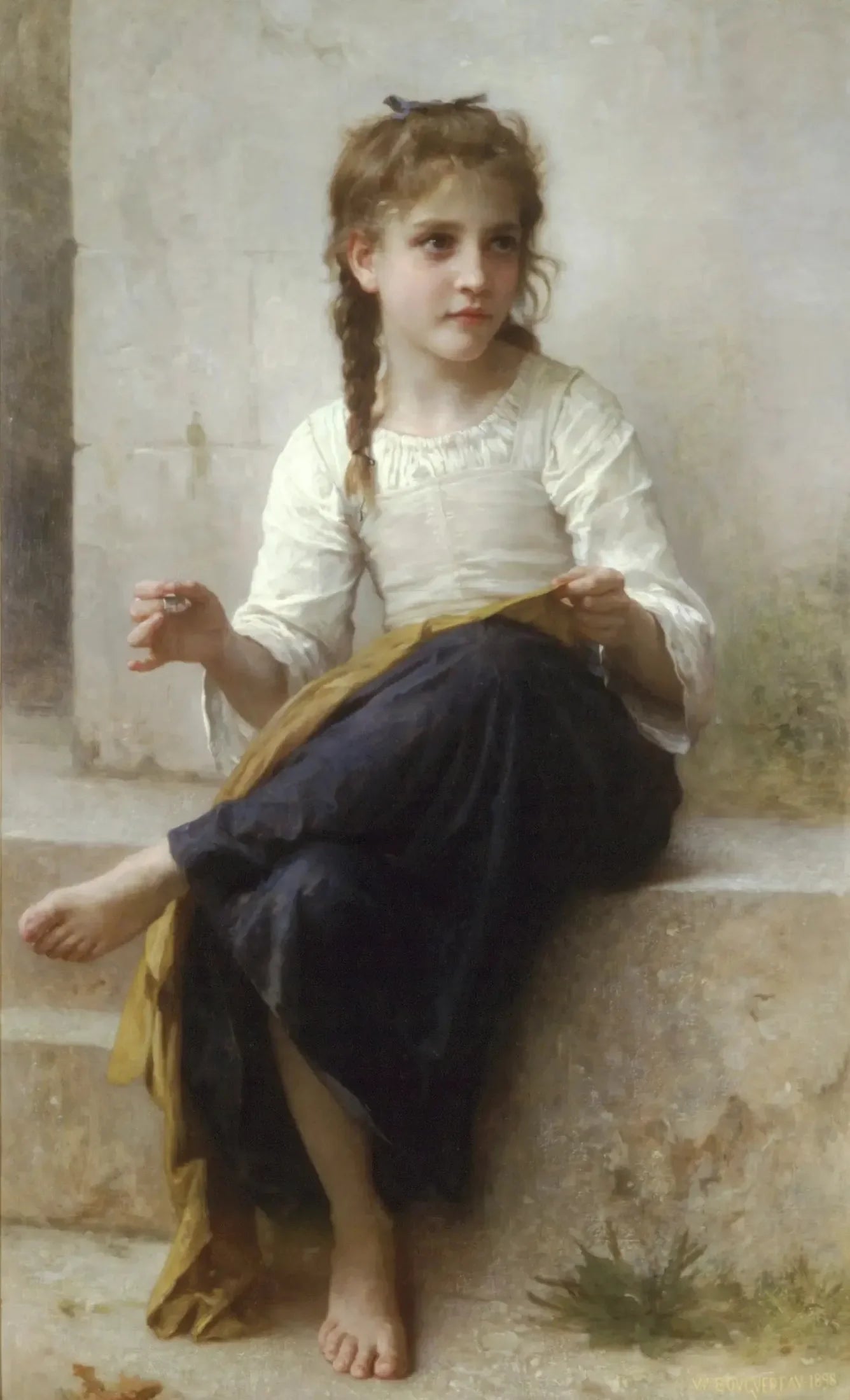 La couturière - Bouguereau image 1 tableau peint à l’huile sur toile