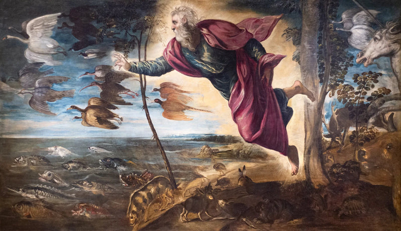 The Creation of Animals - Jacopo Tintoretto