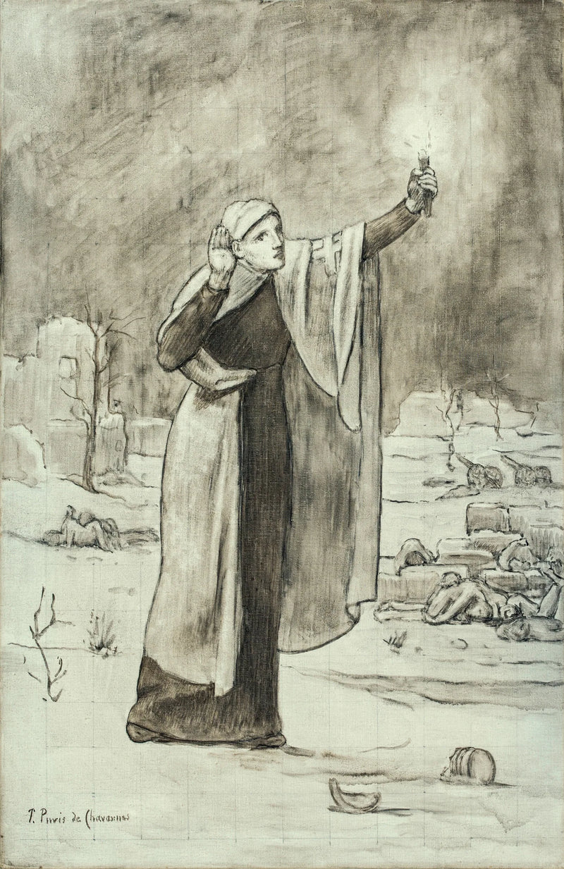 La Croix Rouge - Pierre Puvis de Chavannes