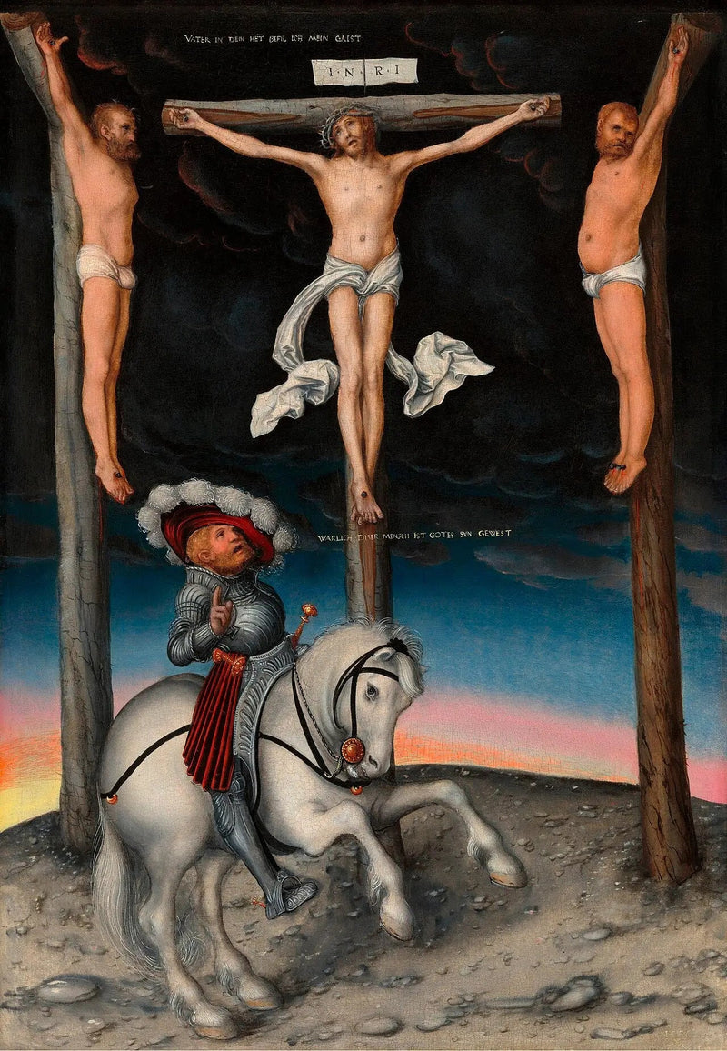 The Crucifixion with the Conversion of the Centurion - Lucas Cranach the Elder