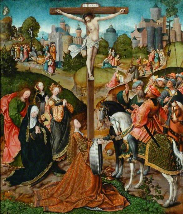 The Crucifixion - Jacob Cornelisz van Oostsanen