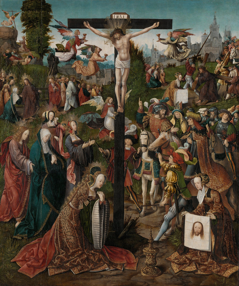 The Crucifixion - Jacob Cornelisz van Oostsanen