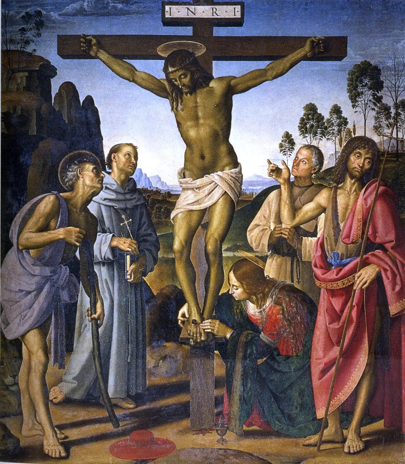 The Crucifixion - Pietro Perugino