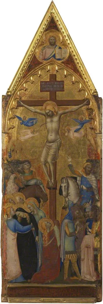The Crucifixion (polyptych, panel 3 of 5) - Bernardo Daddi