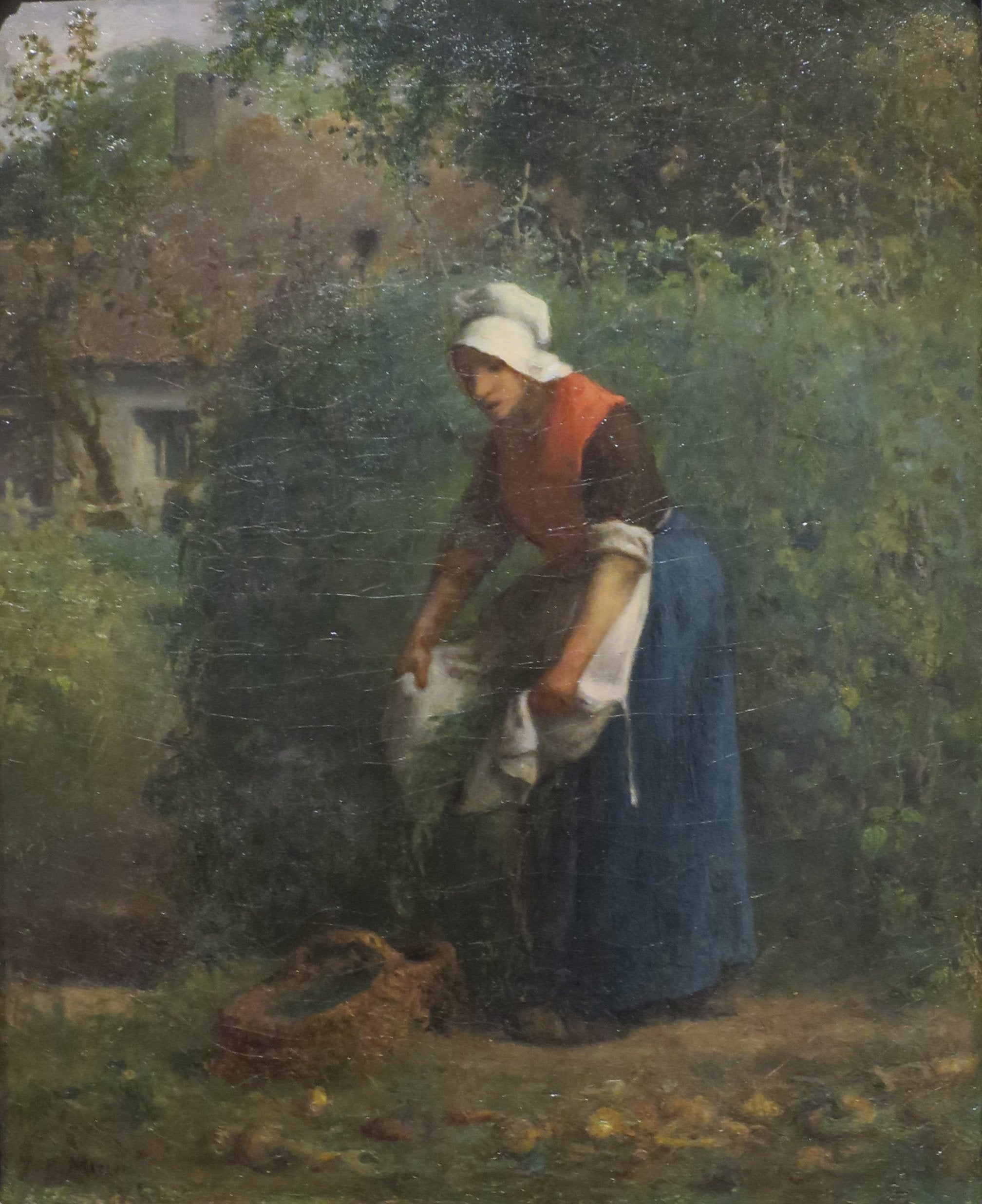 The Bean Harvest - Jean-François Millet