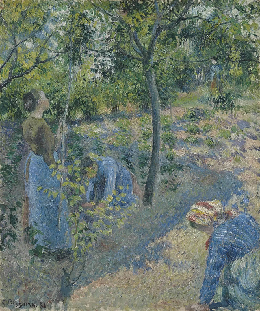 The Apple Harvest - Camille Pissarro
