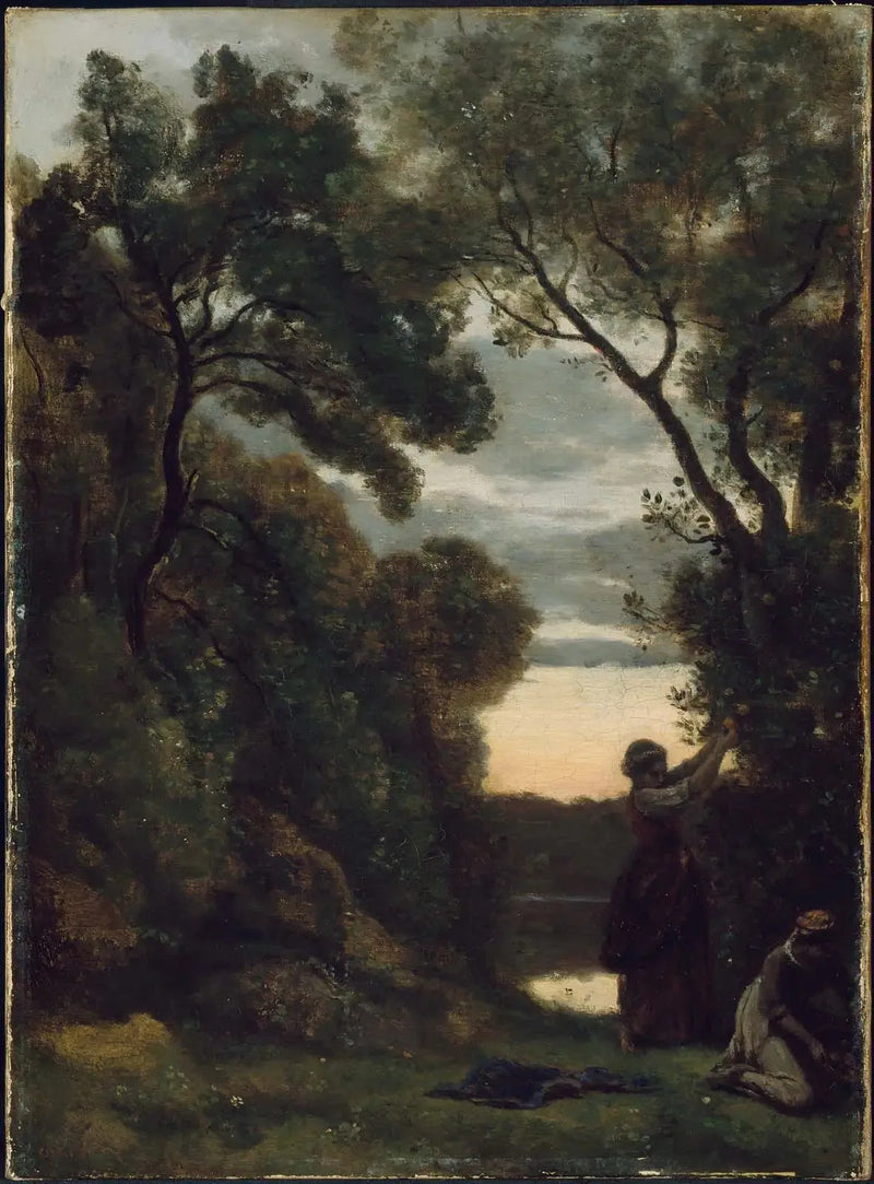 The Laurel Harvest - Jean-Baptiste Camille Corot