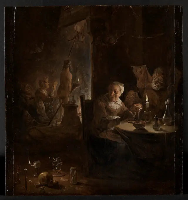 The Witch's Kitchen - David Teniers the Younger