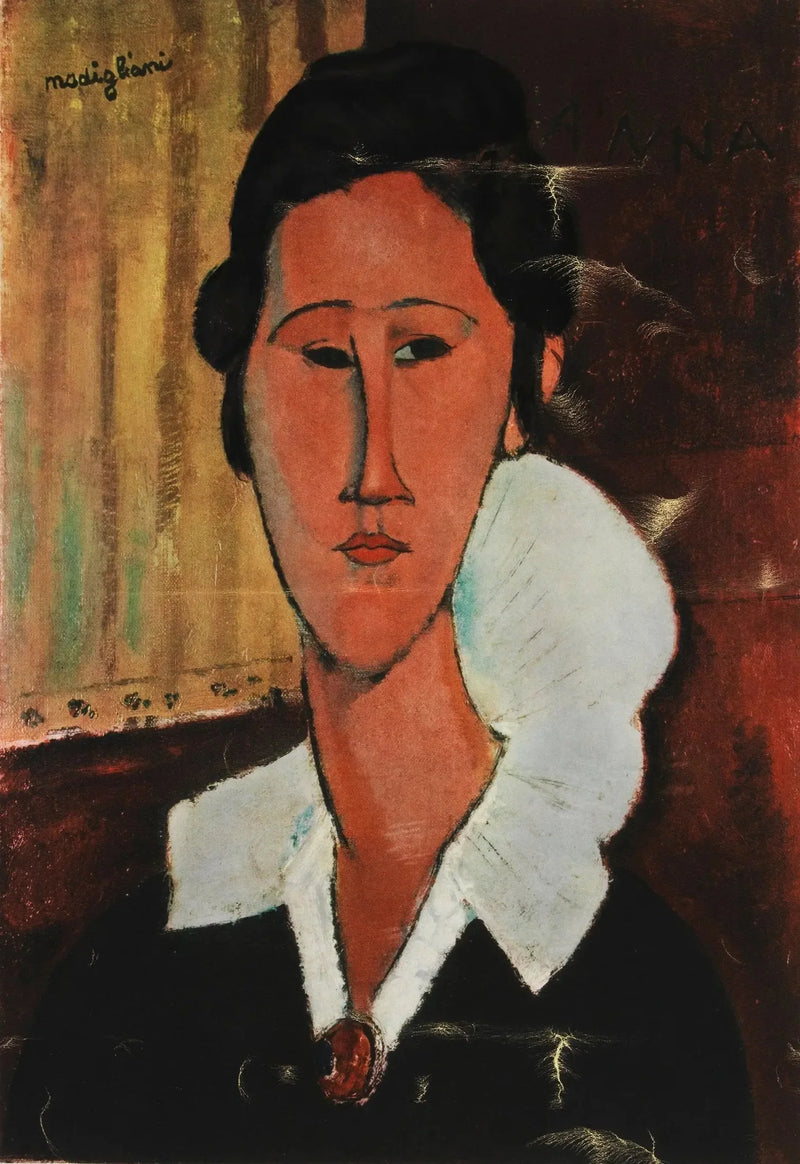 The lady with the necklace - Amedeo Modigliani