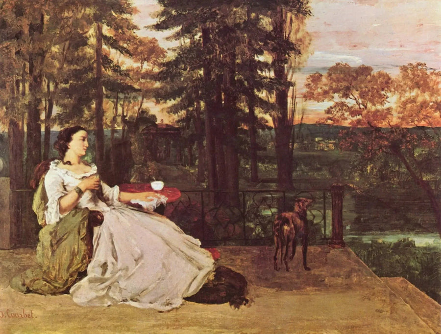The Lady of Frankfurt - Gustave Courbet