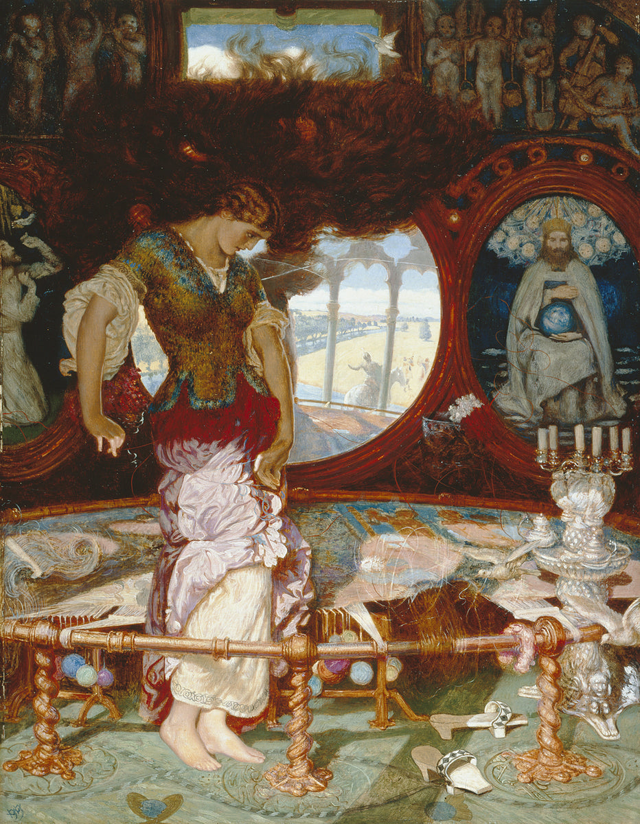 La Dame de Shalott - William Holman Hunt - Alpha Reproduction