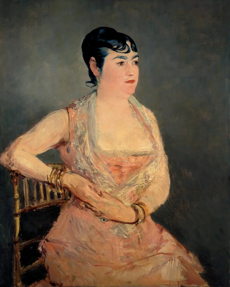 The Woman in Pink - Édouard Manet