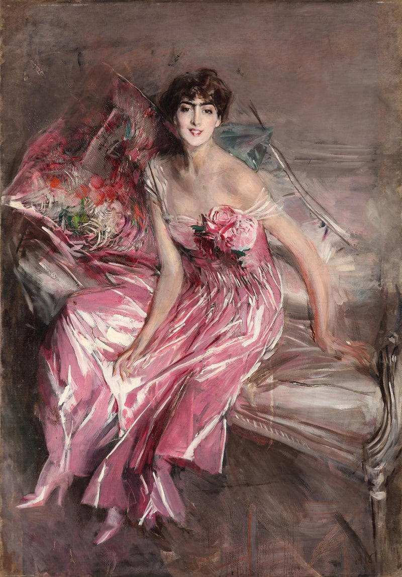 The Lady in Pink - Giovanni Boldini