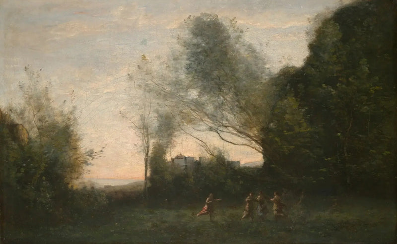 The Dance of the Nymph - Jean-Baptiste Camille Corot