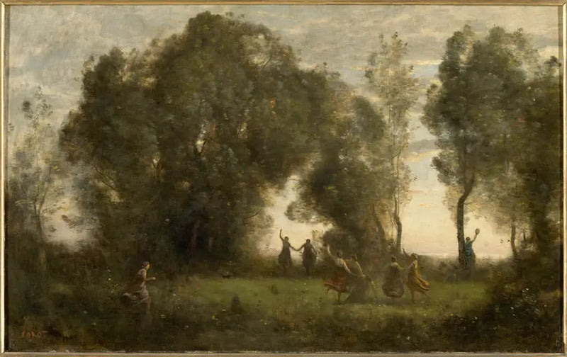 The Dance of the Nymphs - Jean-Baptiste Camille Corot