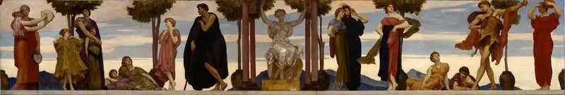 La danse - Frederic Leighton image 1 copie peinte à la main à l’huile