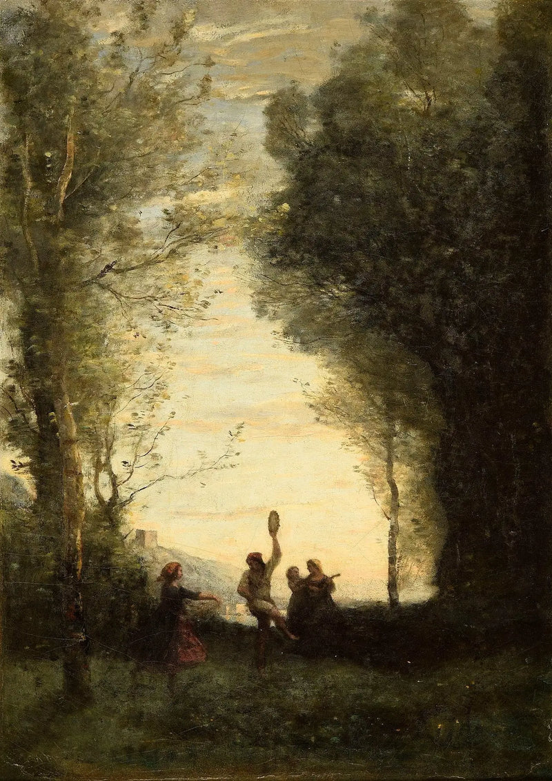 The Italian Dance - Jean-Baptiste Camille Corot