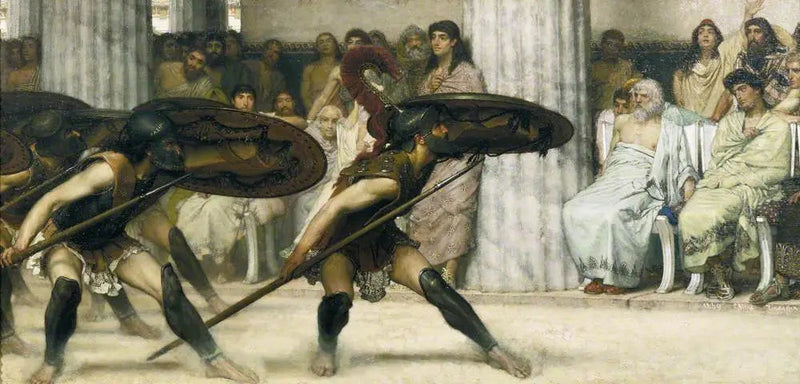 The Pyrrhic Dance - Lawrence Alma-Tadema