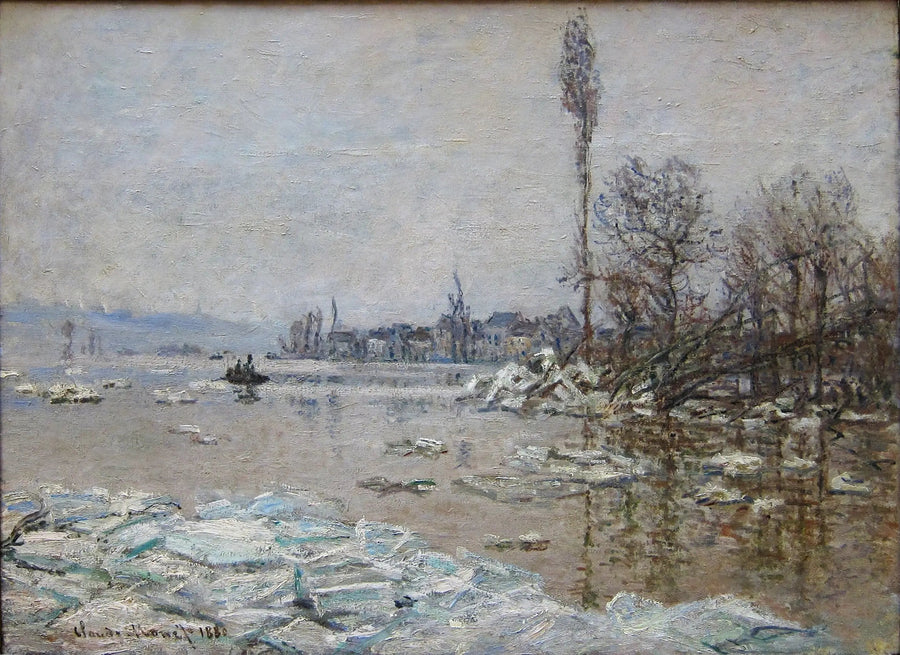 The Collapse at Vétheuil, with a view of Lavacourt - Claude Monet