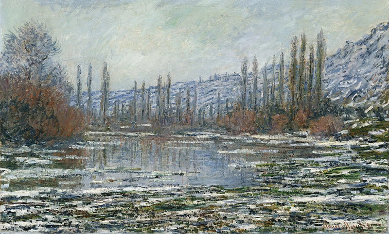The Collapse at Vétheuil - Claude Monet