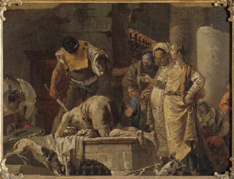 The Decapitation of Saint John the Baptist - Giovanni Battista Tiepolo