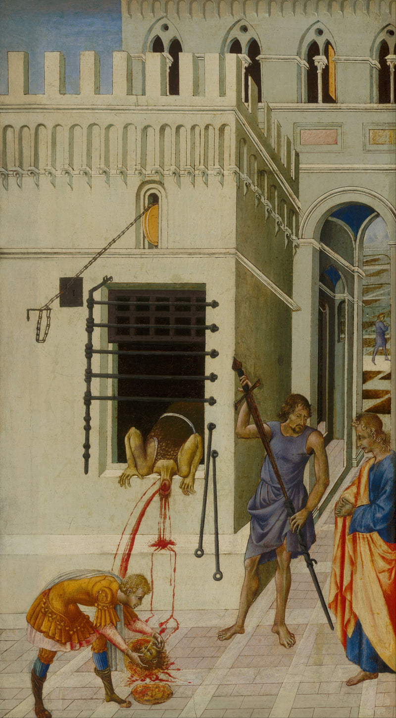 The Decapitation of Saint John the Baptist - Giovanni di Paolo