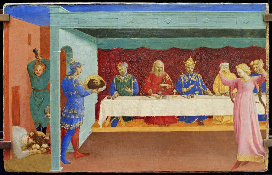The Decapitation of Saint John the Baptist and the Banquet of Herod - Fra Angelico