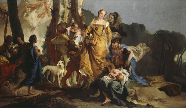 The Discovery of Moses - Giovanni Battista Tiepolo