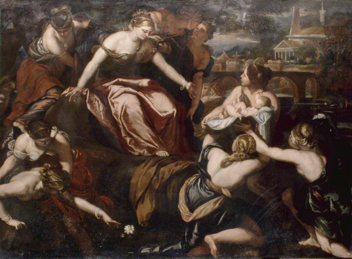 La découverte de Moïse - Luca Giordano - Alpha Reproduction