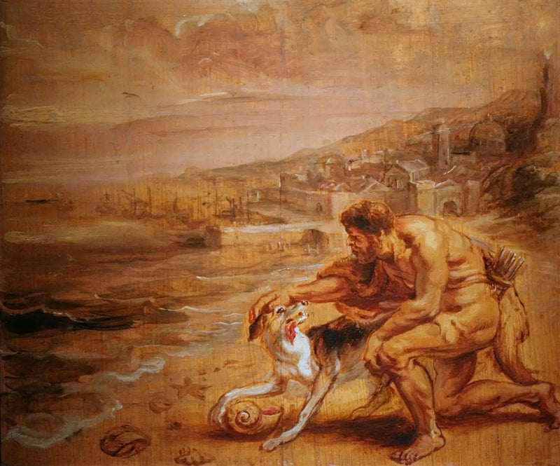 The Discovery of the Crimson - Peter Paul Rubens