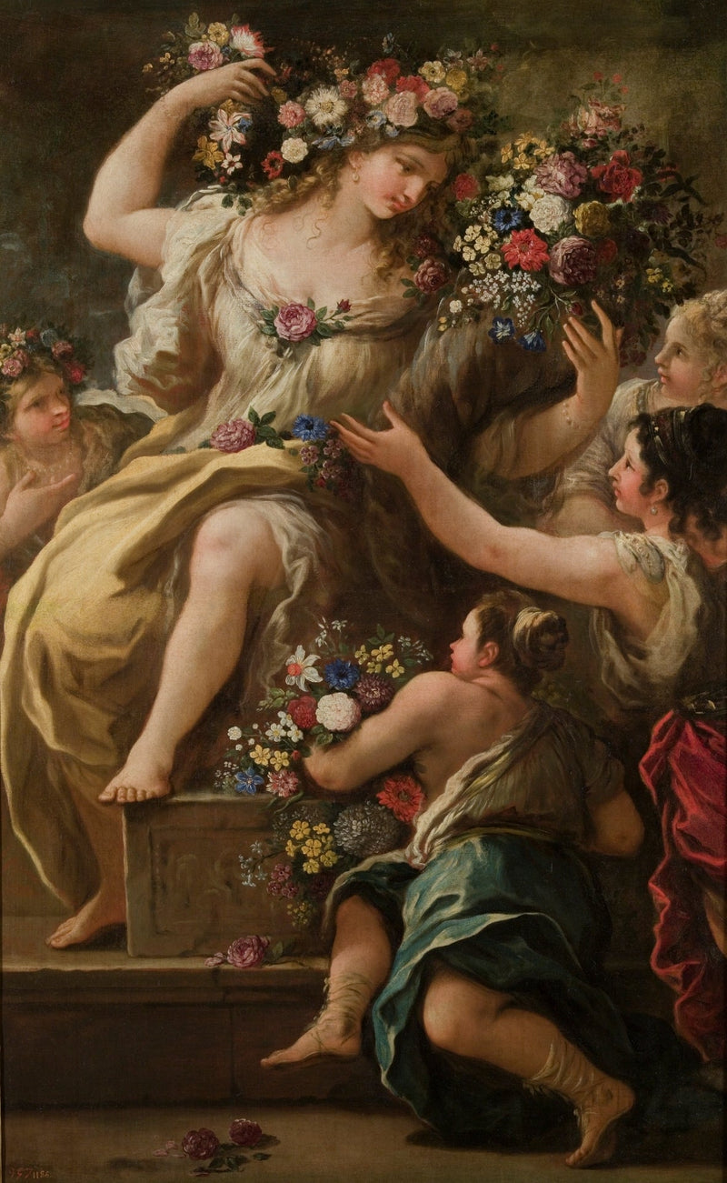 The goddess Flora - Luca Giordano