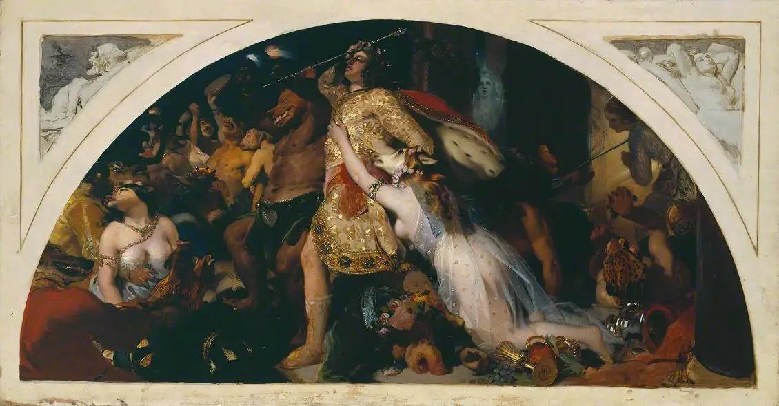 La défaite de Comus - Edwin Henry Landseer - Alpha Reproduction