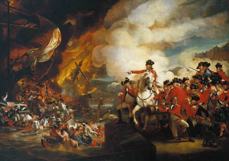 The Defeat of the Floating Batteries at Gibraltar, September 1782 - John Singleton Copley