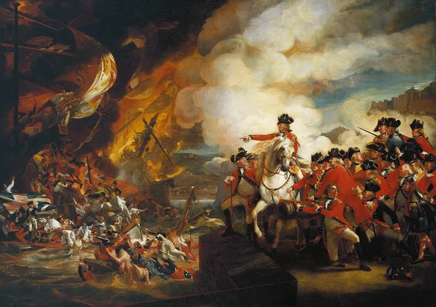 The Defeat of the Floating Batteries at Gibraltar, September 1782 - John Singleton Copley