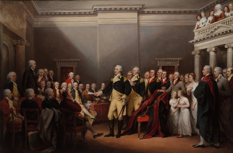 The Démission du général Washington, le 23 décembre 1783 - John Trumbull