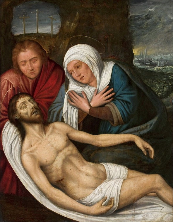 The Lamentation of Christ. - Quentin Metsys
