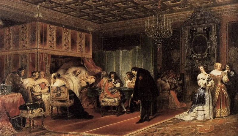 The Last Illness of Cardinal Mazarin - Paul Delaroche