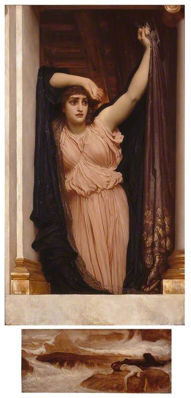 The Last Vigil of the Hero - Frederic Leighton
