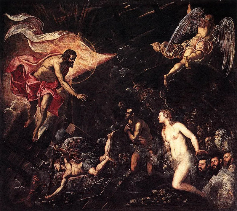 The descent into hell - Jacopo Tintoretto