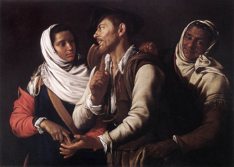 The Fortune Teller - Simon Vouet