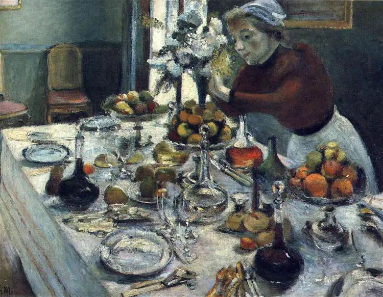 The Serving Table - Henri Matisse