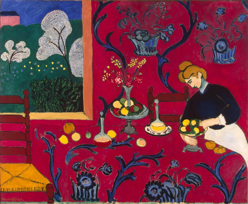 The Red Side Table - Henri Matisse