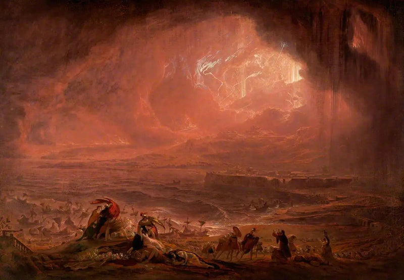 The Destruction of Herculaneum and Pompeii - John Martin