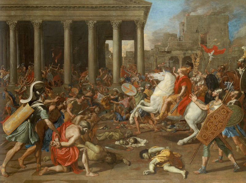 The Destruction of the Temple of Jerusalem - Nicolas Poussin