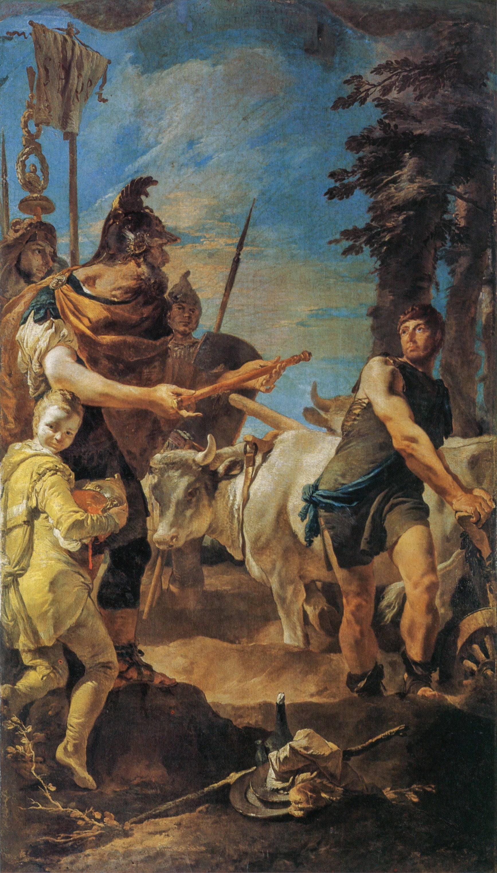 The Dictatorship Offered to Cincinnatus - Giovanni Battista Tiepolo