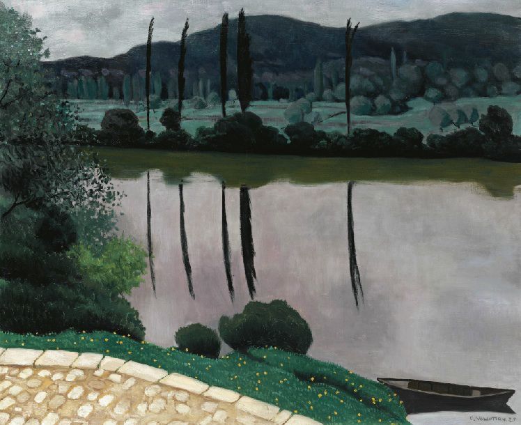 The Dordogne at Vitrac - Félix Vallotton