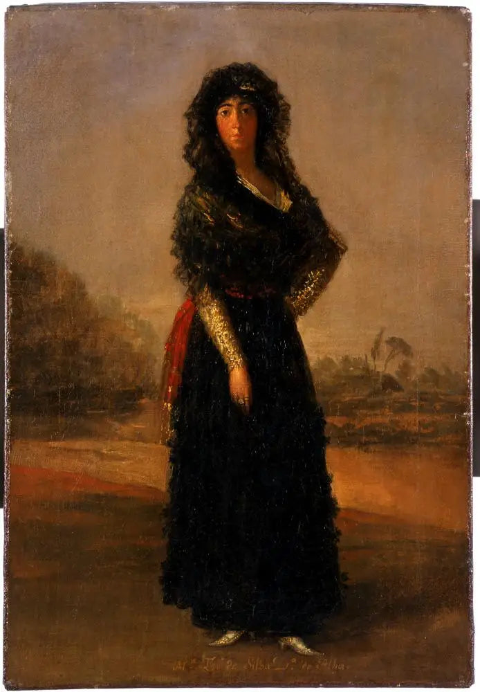 The Duchess of Alba, sketch - Francisco de Goya