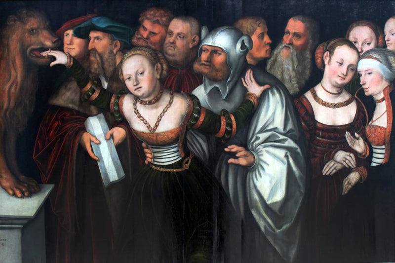 The Fable of the Mouth of Truth - Lucas Cranach the Elder