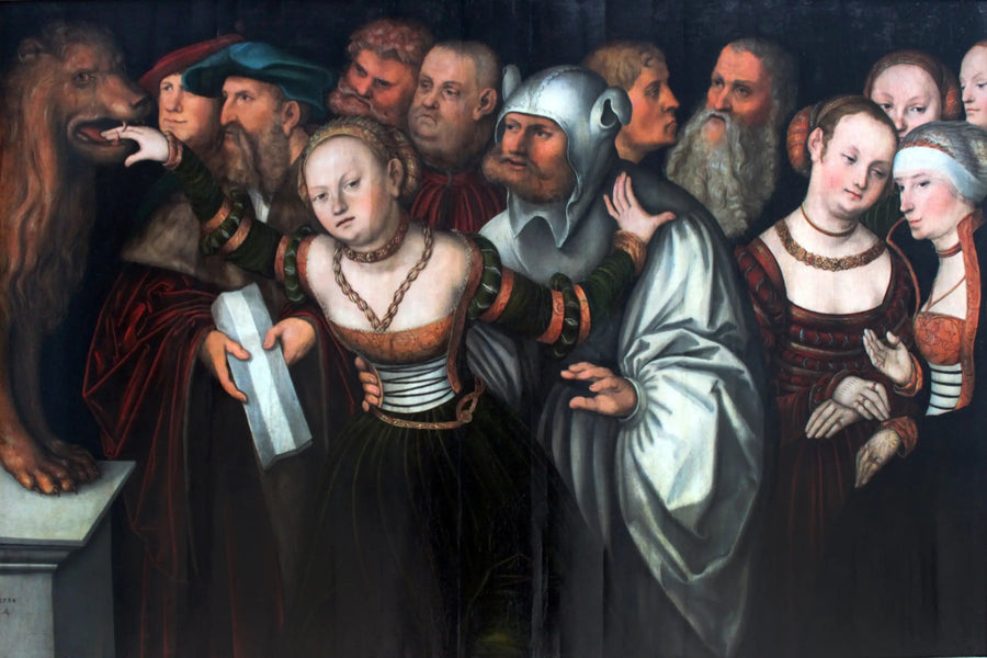 The Fable of the Mouth of Truth - Lucas Cranach the Elder